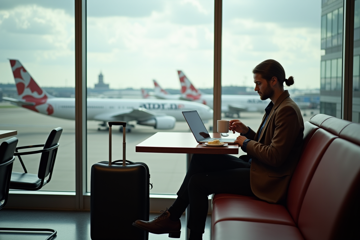 aéroport attente